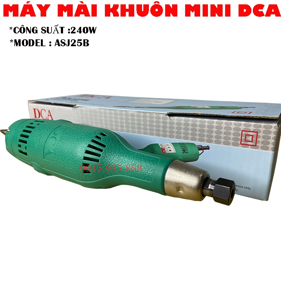 Máy mài khuôn  DCA  ASJ25B Công suất 240w đầu kẹp 6, Bảo Tín Official Store
