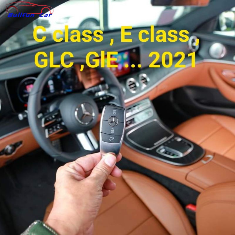 Mercedes Benz Vỏ Bọc Chìa Khoá Mercedes Mẫu Mới 2021 Bao Da Chìa Khoá Da Bò Thật