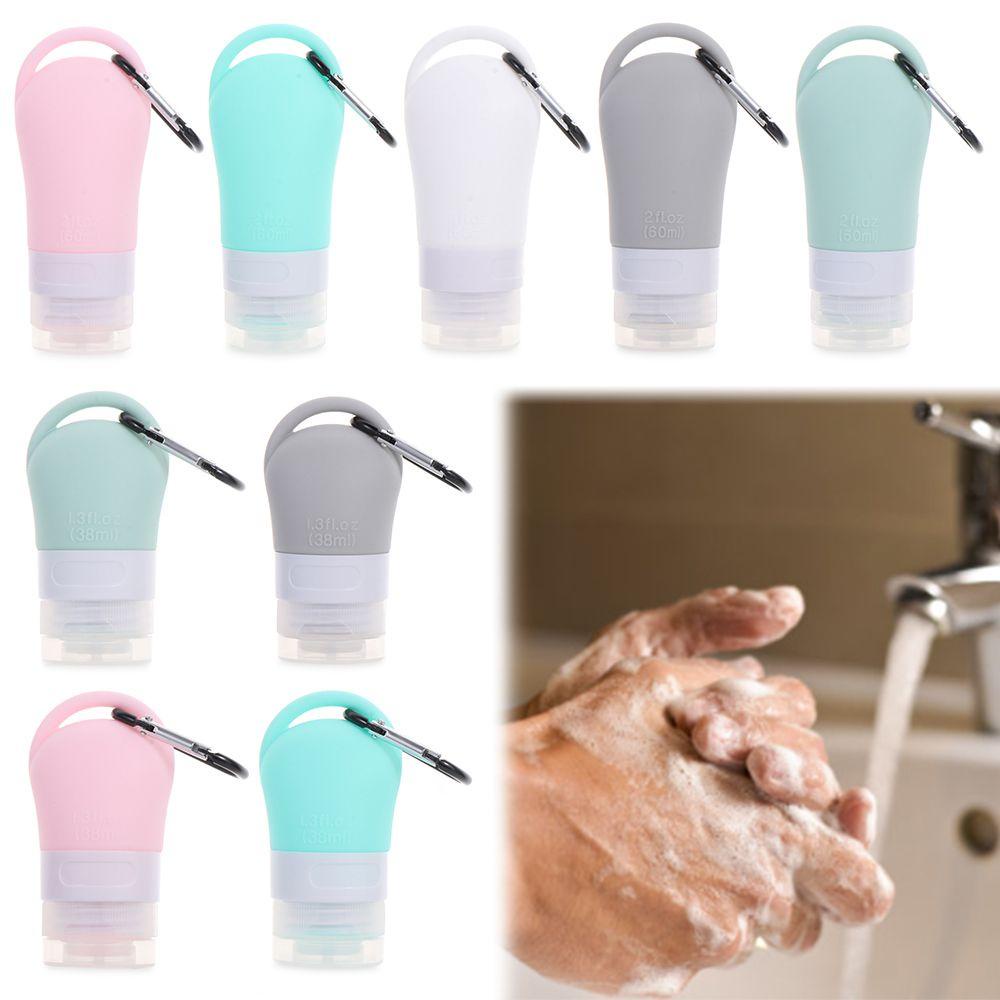 Chai Silicone Đựng Nước Rửa Tay Có Móc Treo