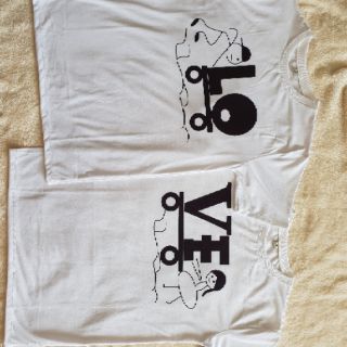 Áo đôi chữ Love cách điệu 236