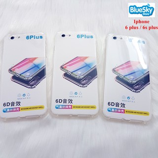 Ốp lưng Iphone 6 Plus / 6s Plus chống sốc dẻo trong 6D