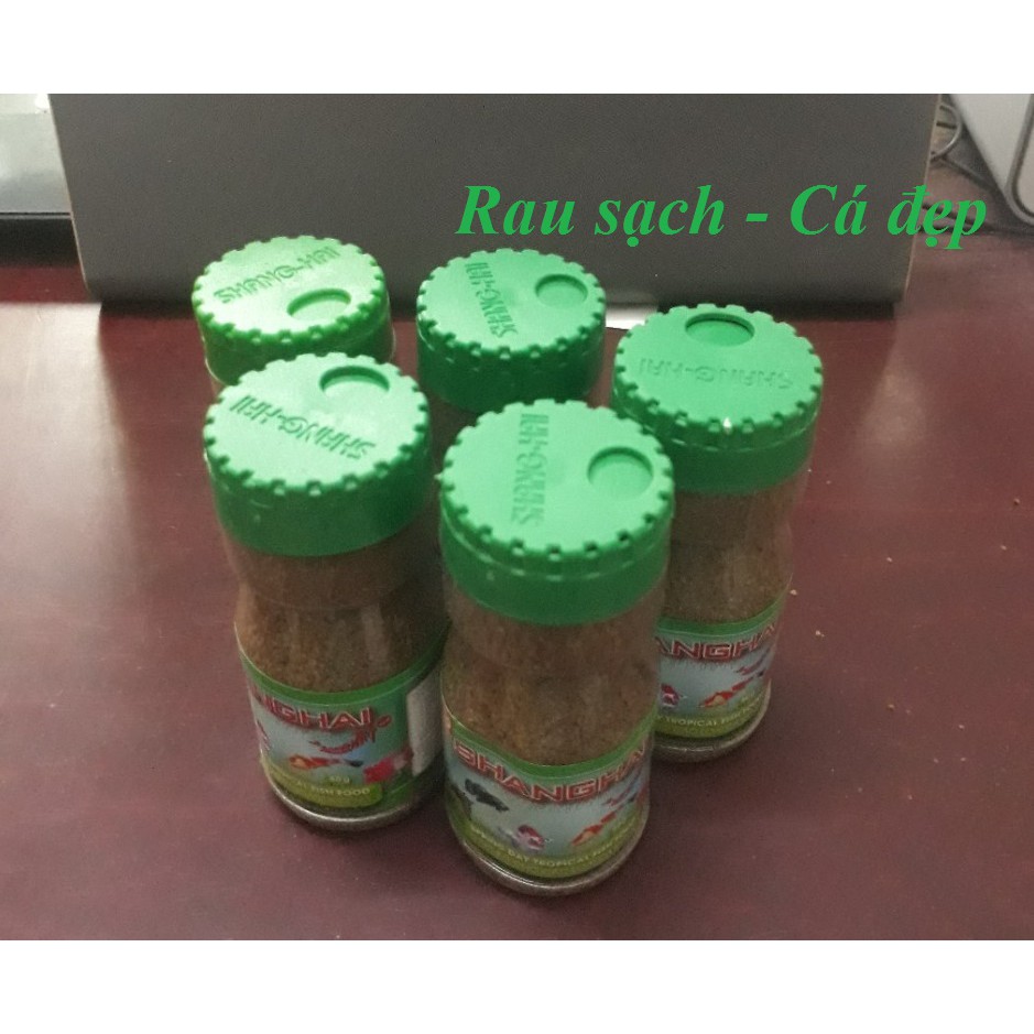 Bộ 5 lọ thức ăn cá cảnh có nắp xoay tiện lợi