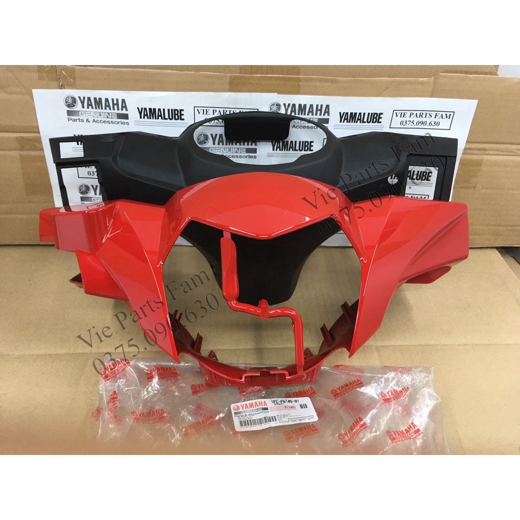 Combo bộ vỏ đầu 2 món ốp trước sau Sirius Fi 2013-2020 nhiều màu, hàng chính hãng Yamaha mới 100%