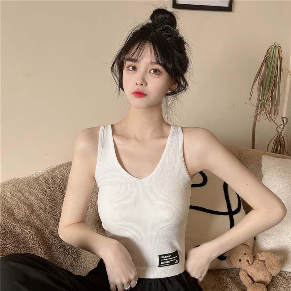 Áo Bra Thể Thao Cổ Chữ V Có MúT LóT Nâng NgựC