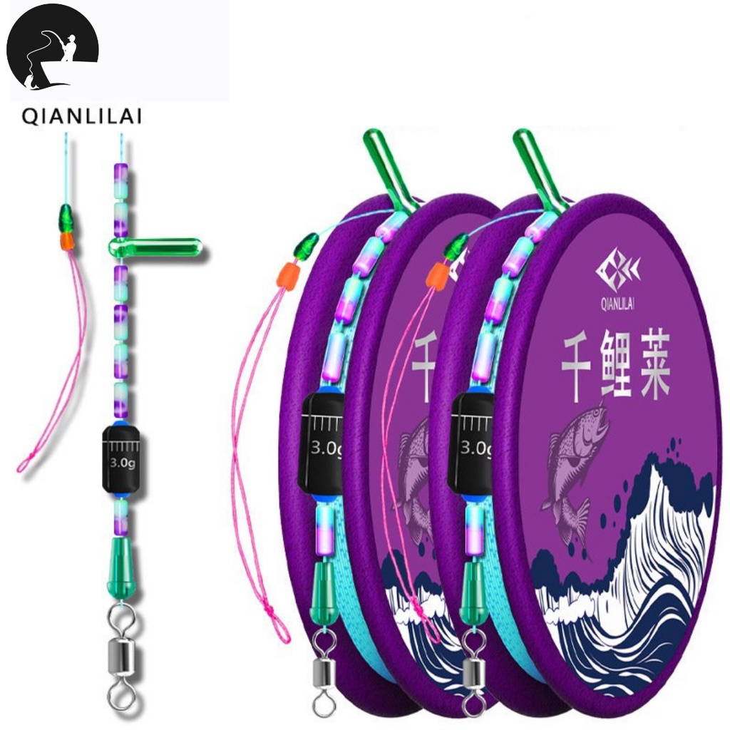 Trục Câu Đài Thiên Lý Lai Buộc Sẵn Tàng Hình Cao Cấp Màu Tím Dùng Cho Cần Câu Từ 3m6 - 8m - Mika Fishing