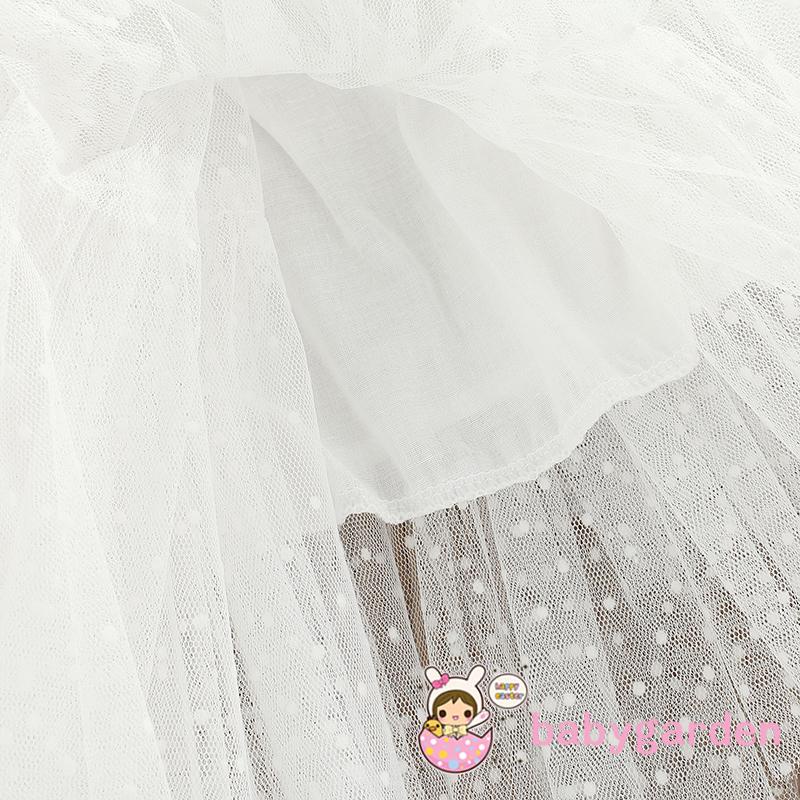 Đầm Công Chúa Không Tay Phối Lưới Có Thể Điều Chỉnh Dây Đeo Vai Thời Trang Mùa Hè Cho Bé Gái 0-3 Tuổi