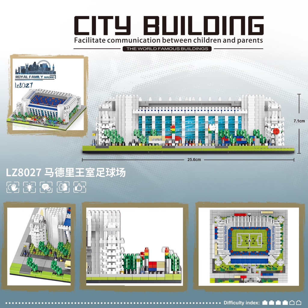 LEGO Lego Sân vận động bóng đá Hoàng gia Madrid  – MALIBU CORNER