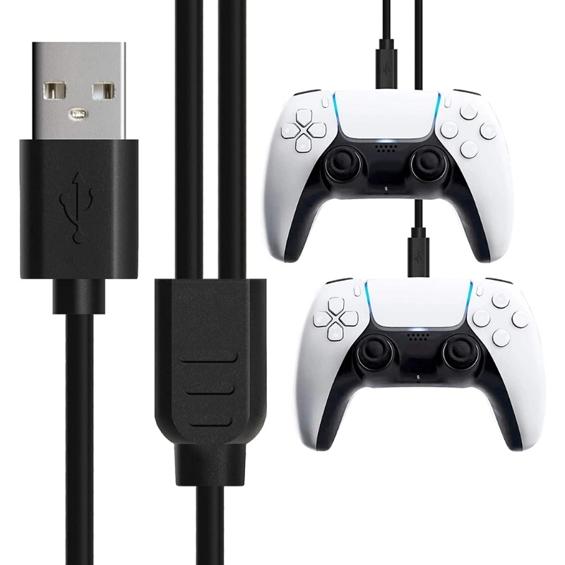 Dây Cáp Sạc Nhanh USB Loại C 2 Trong 1 Cho Tay Cầm Chơi Game Switch Điện Thoại