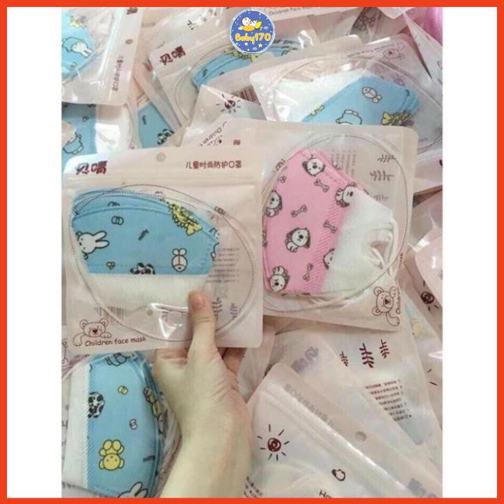 KHẨU TRANG KHÁNG KHUẨN THOÁNG KHÍ CHO BÉ- hộp 10c