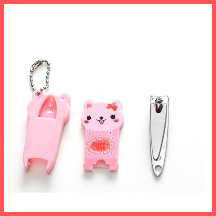 Combo 10 Bấm Cắt Móng Tay Móc Khóa Dễ Thương