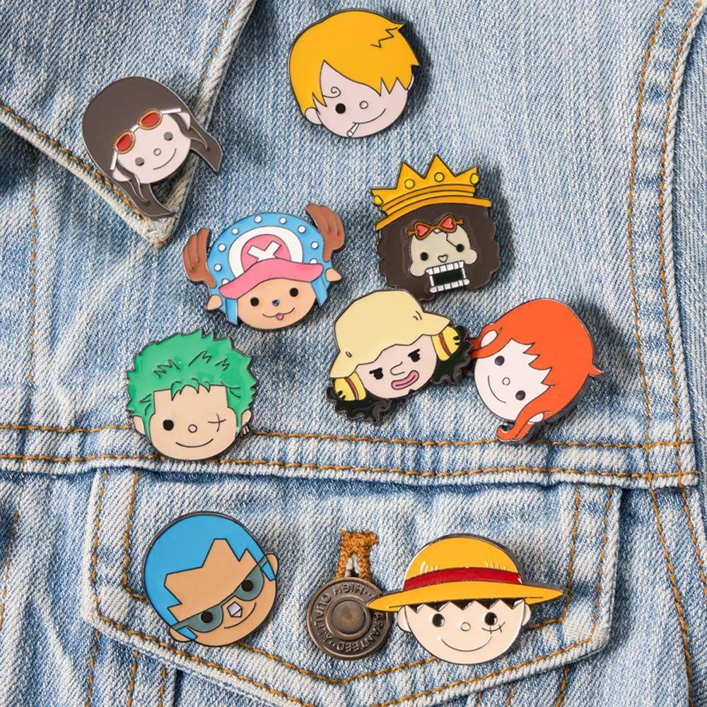 AROMA Huy Hiệu Cài Áo Hình Hoạt Hình Sauron Nami One Piece