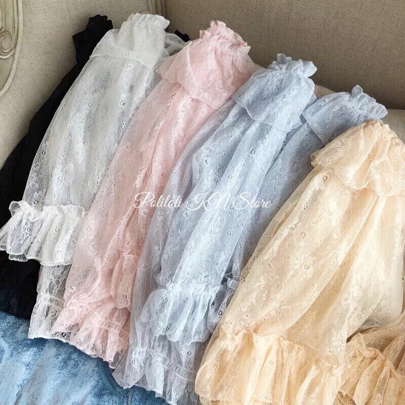 Áo  Blouse lolita voan ren