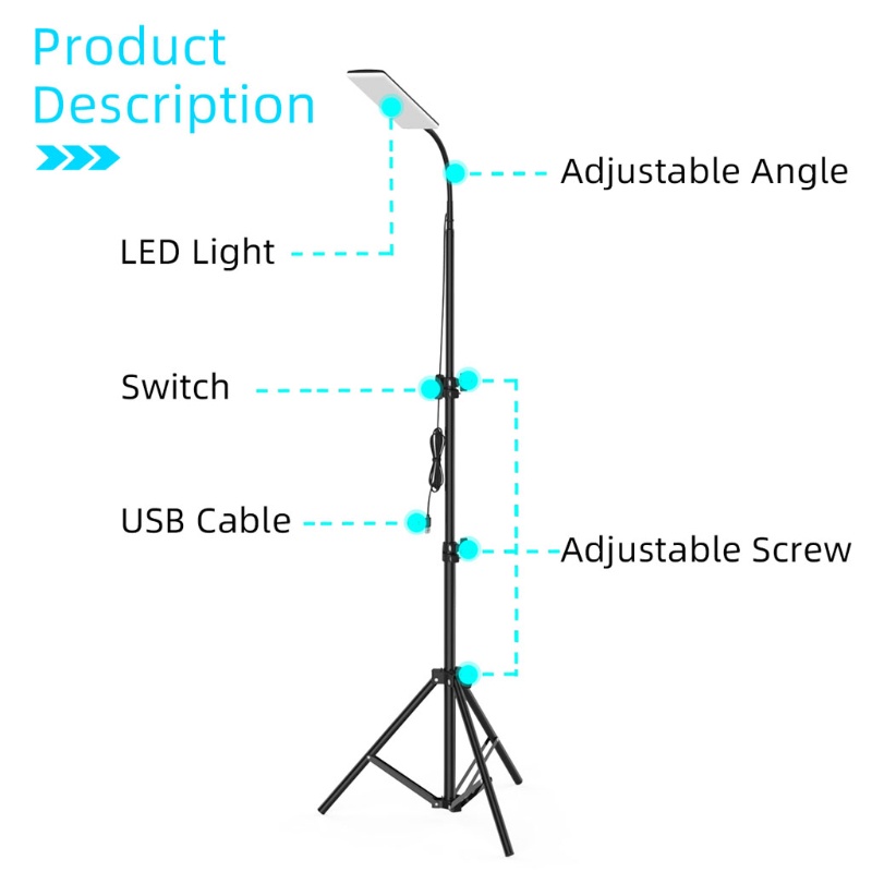 Đèn LED USB Ba Chân Có Thể Gấp Gọn Dùng Khi Đi Cắm Trại