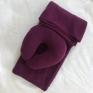 Bộ chăn gối văn phòng màu tím huế