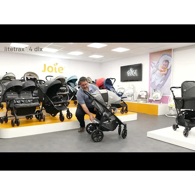 Xe đẩy trẻ em Joie Litetrax 4 DLX W RC laurel