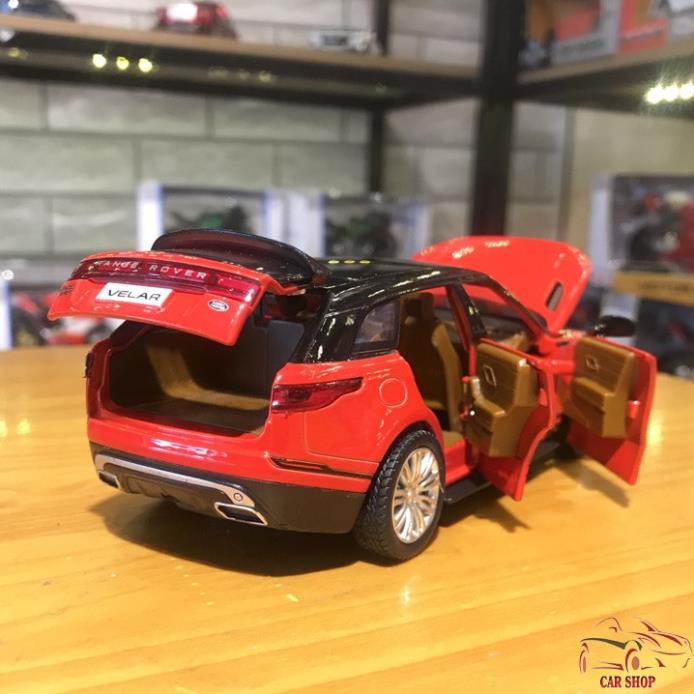 Mô hình xe ô tô Land Rover Range Rover Velar tỉ lệ 1:32 màu đỏ