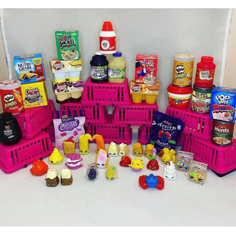 Combo 5 và 3 Giỏ shopkins xinh yêu cho bé ( ảnh bìa đầu là ảnh của kệ đựng nhiều shopkin