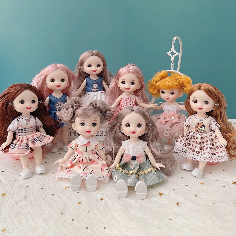 Búp bê barbie 17cm thiết kế siêu đáng yêu