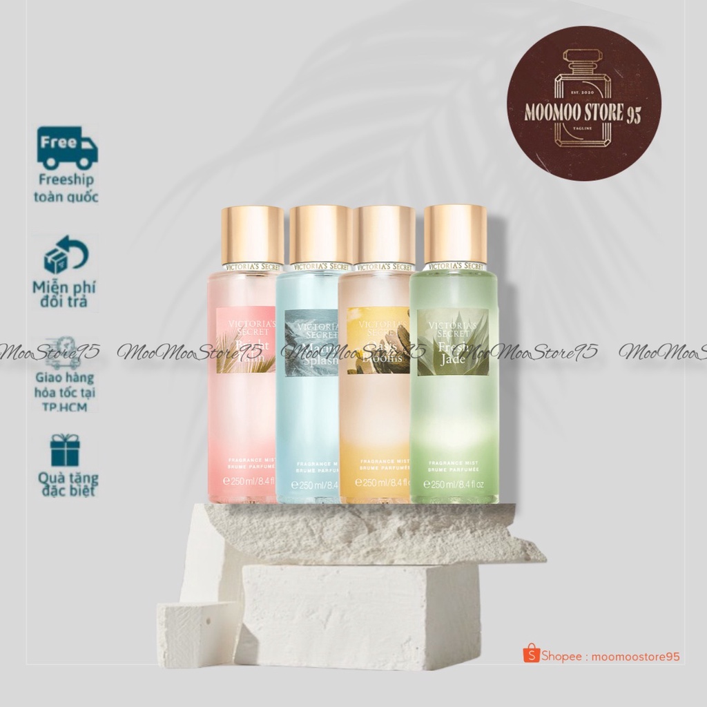 -𝐌𝐨𝐨𝐌𝐨𝐨- VICTORIA'S SECRET® Xịt Thơm Toàn Thân Body Mist -  Fresh Jade