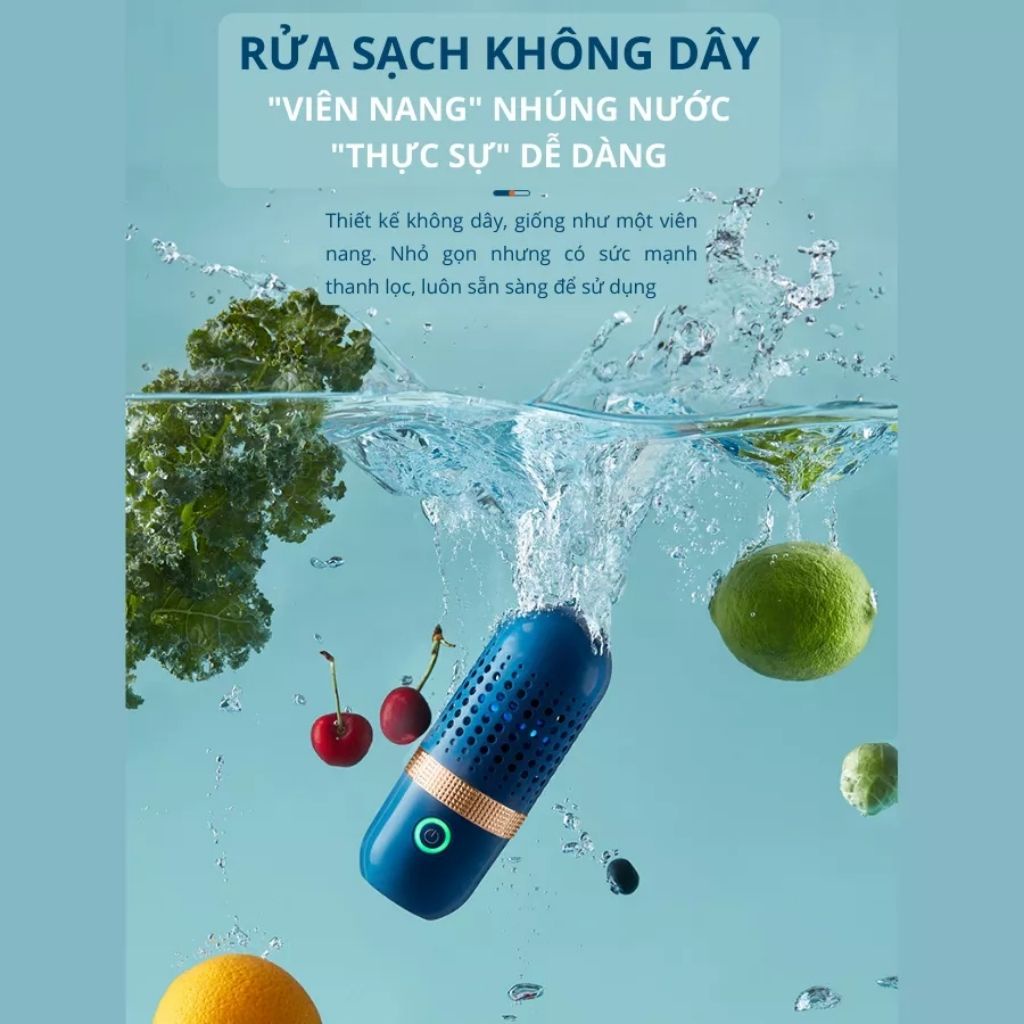 Máy Khử Khuẩn Thực Phẩm Donlim Giúp Rửa Rau Củ Quả Tự Động , Loại Bỏ Vi Khuẩn Và Chất Độc Sạch 100%