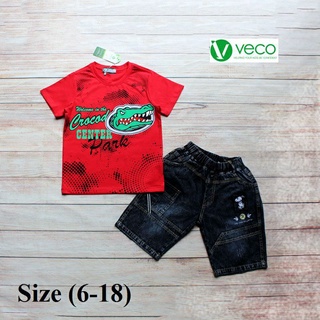 BỘ JEAN VECO BÉ TRAI SIZE 6(18-22KG)