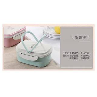 HỘP CƠM LÚA MẠCH CAO CẤP KÈM THÌA