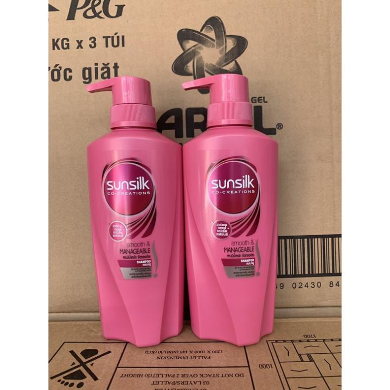 Dầu Gội Sunsilk thái lan 450ml (mầu hồng)