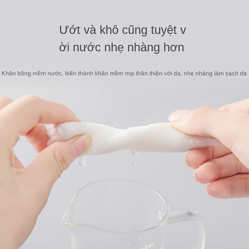 Túi 80 khăn lau mặt khô, bông tẩy trang dùng 1 lần Animerry lau ướt, lau khô đa năng tiện dụng