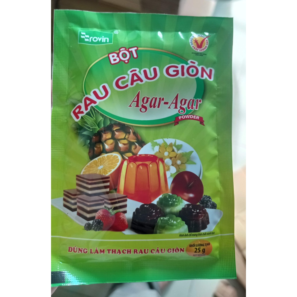 Bột rau câu giòn Agar Agar