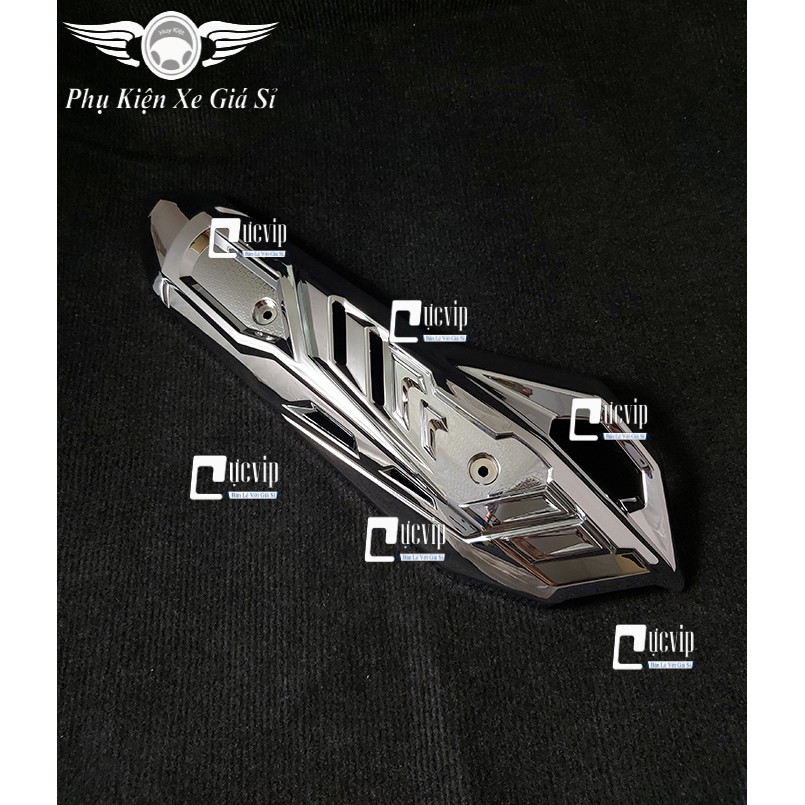 Ốp Pô Xe AirBlade 2021 (2013 - 2021), Vario 2015 - 2017 Xi Mạ Crom MS2469