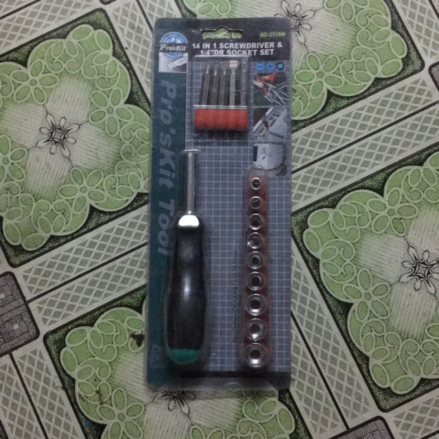 Bộ vặn vít đa năng pros'Kit tool 14 trong 1