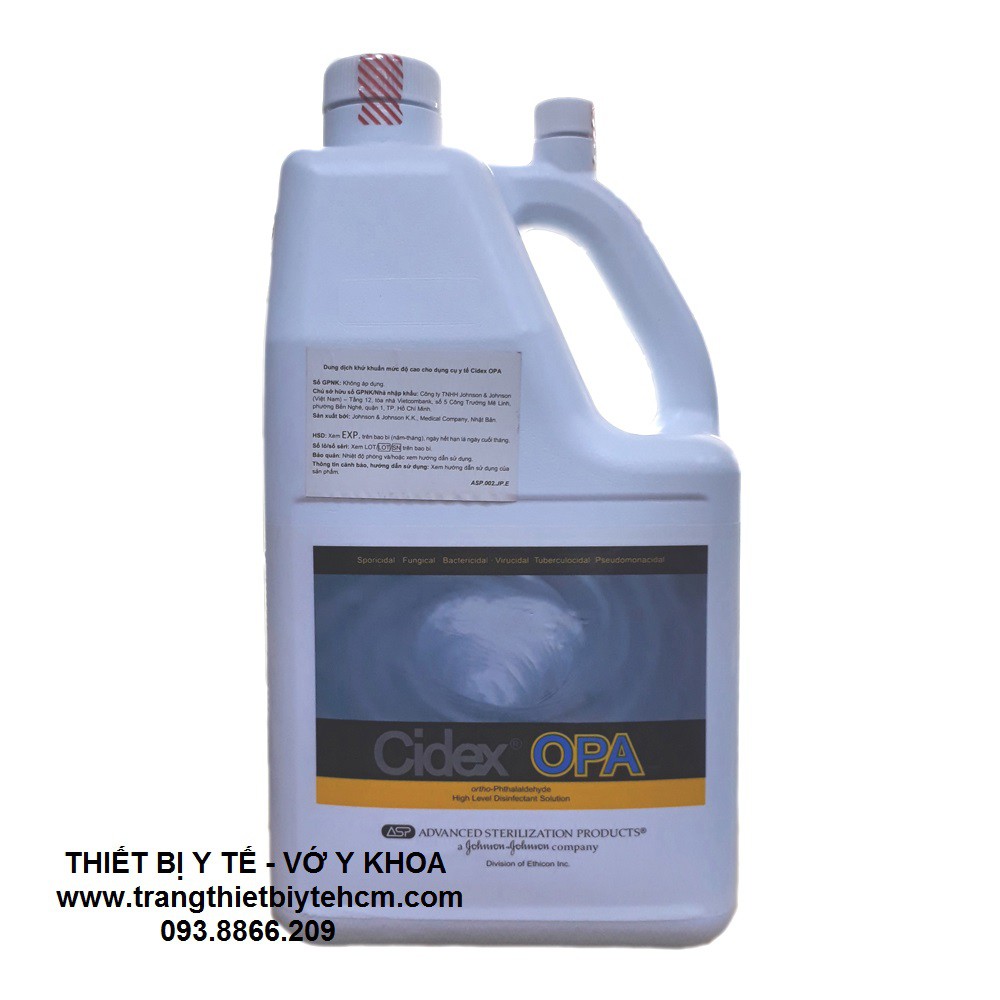 Dụng dịch khử dụng cụ Cidex OPA 5 lít