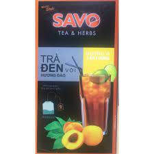 SAVO Trà đen hương Đào (túi lọc)