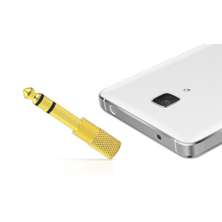 Đầu chuyển 6.5 ra jack 3.5 mạ vàng