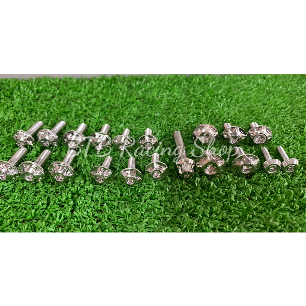 Bộ ốc dàn áo Salaya inox 304 cho xe Wave thái, Wave nhỏ