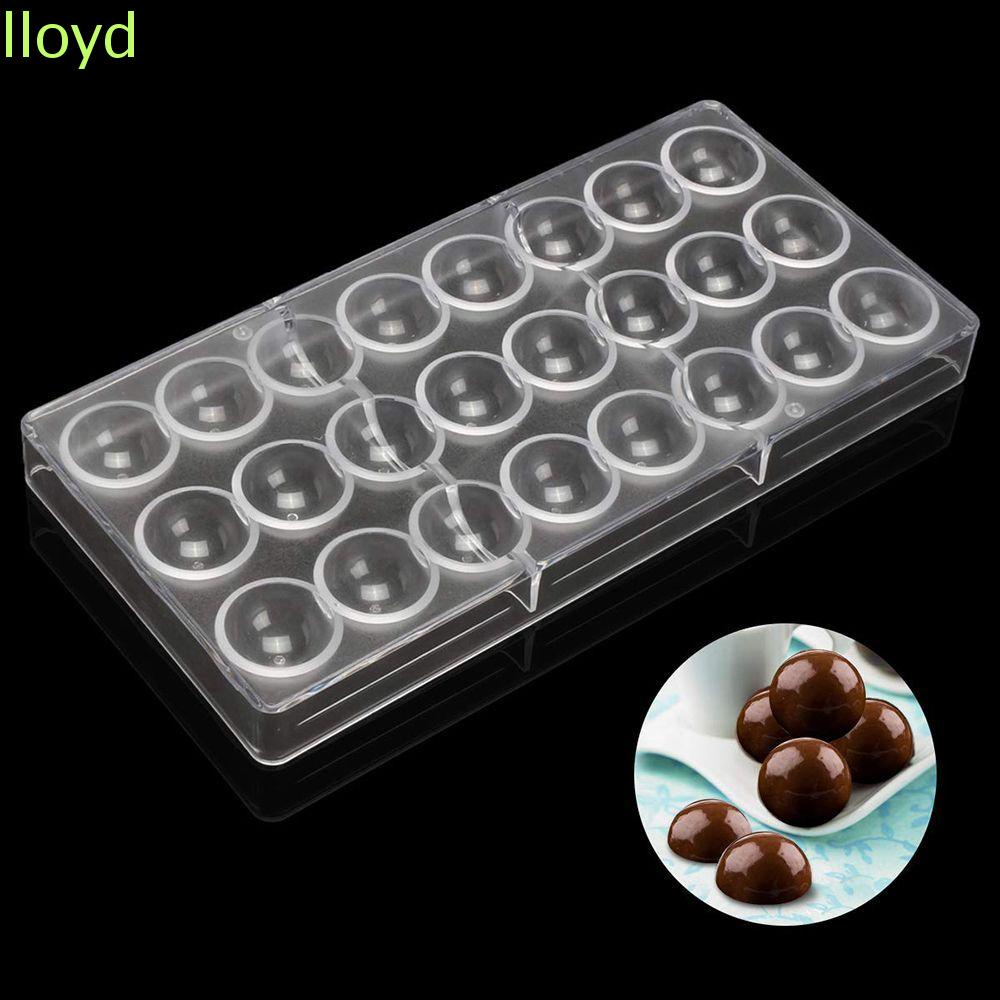Khuôn Làm Bánh Mousse / Sô Cô La / Kẹo Ngọt / Bánh Kem Hình Cầu 24 Ngăn Bằng Polycarbonate Cứng Trong Suốt Diy