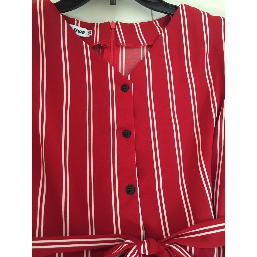 SƠ MI CẶP SỌC ĐỎ SIÊU HOT ( MS: 155B)