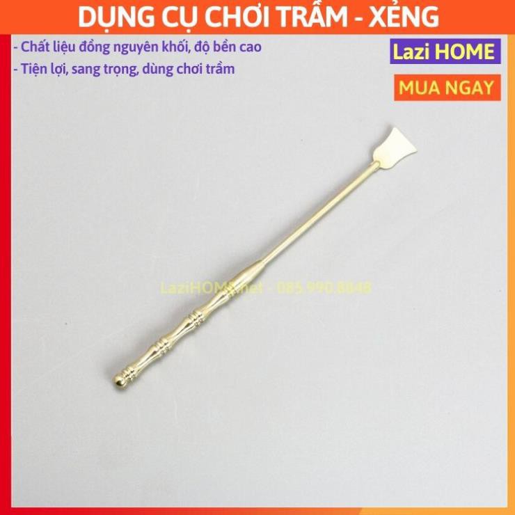 Trầm hương [HÀNG CAO CẤP], dụng cụ đốt trầm hương, tạo hình chất liệu đồng nguyên chất - Nâng tầm chơi trầm .