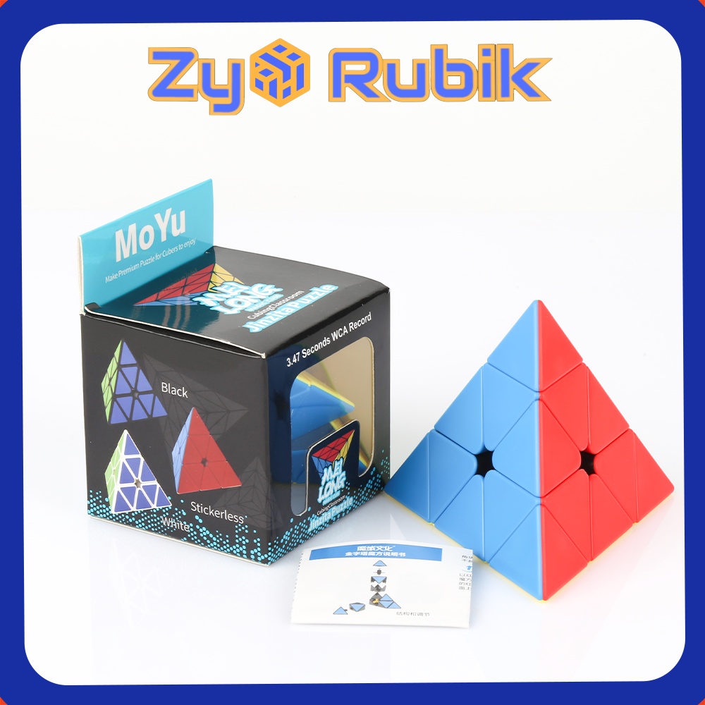 Rubik 3x3 Pyraminx Meilong Stickerless - Đồ Chơi Rubik Biến Thể Tam Giác - ZyO Rubik