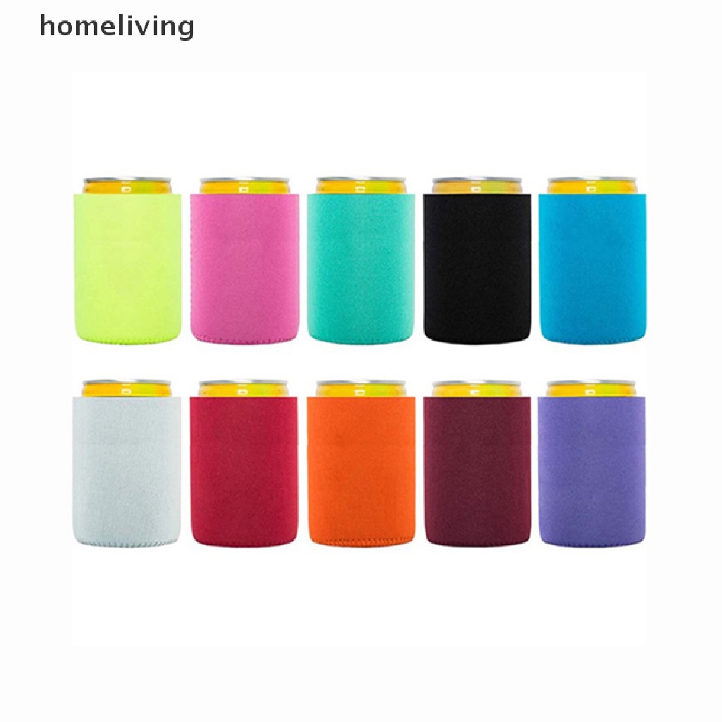 Bộ 6 Ống Bọc Lon Bia Mềm Cách Nhiệt Có Thể Tái Sử Dụng