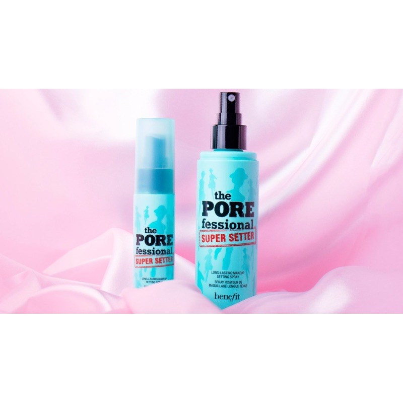 Benefit - Xịt Khóa Lớp Trang Điểm Benefit The Porefessional Super Setter Long-Lasting Makeup Setting Spray 120ml