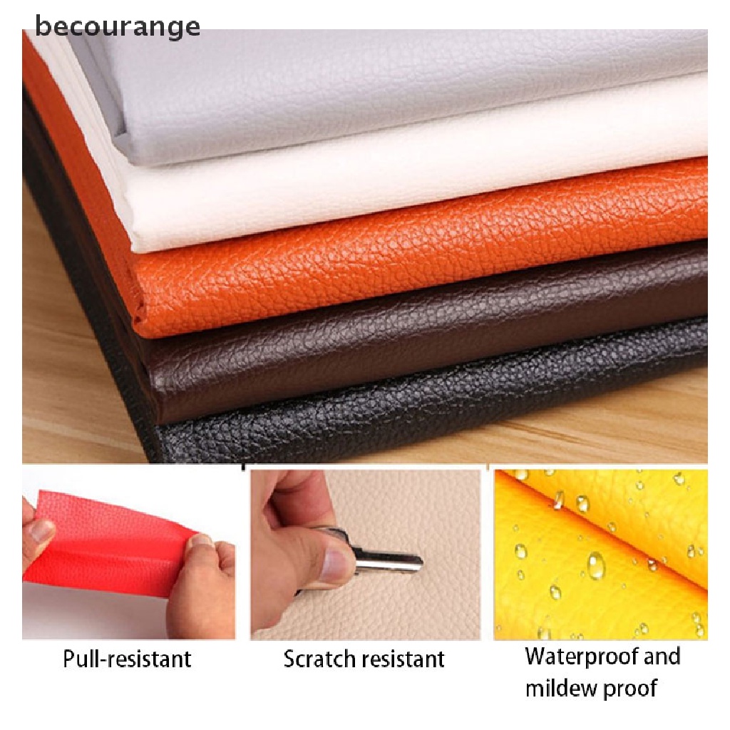 Tấm da dán kích thước lớn 25x30cm dùng vá ghế sofa không cần ủi
