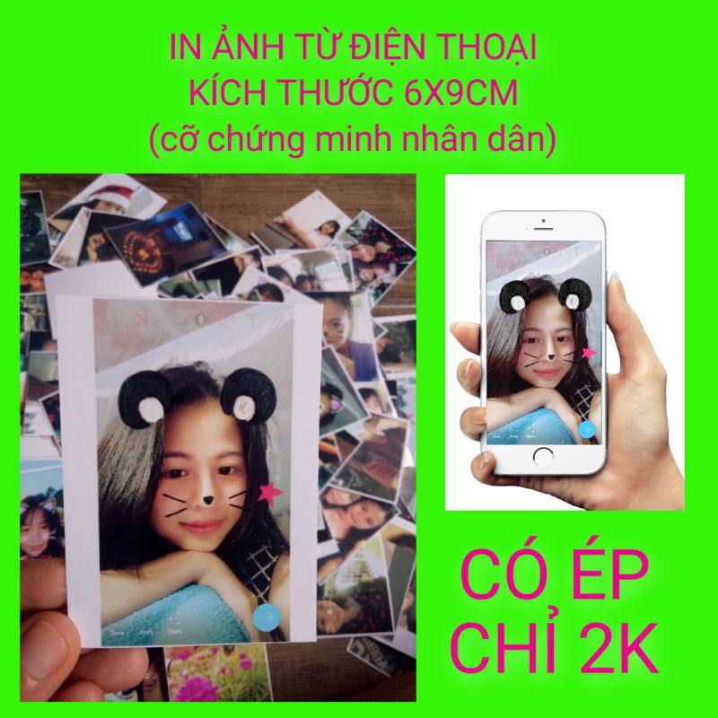 ❤️IN 10 ẢNH 6x9CM(CÓ ÉP)