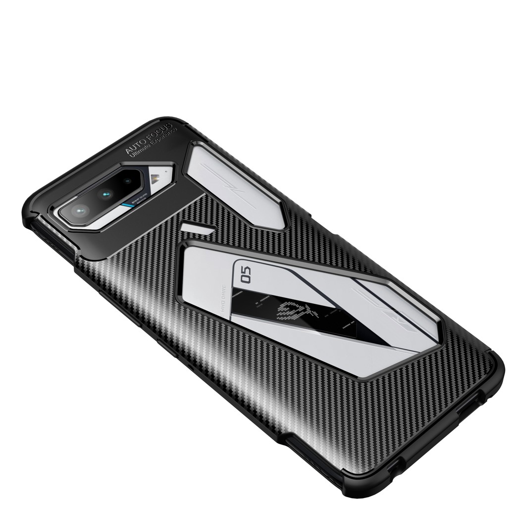 Ốp lưng Rog Phone 5 / 5 Pro / 5s vân Rằn Ri hiệu Auto Focus cao cấp chống sốc chống bám bản
