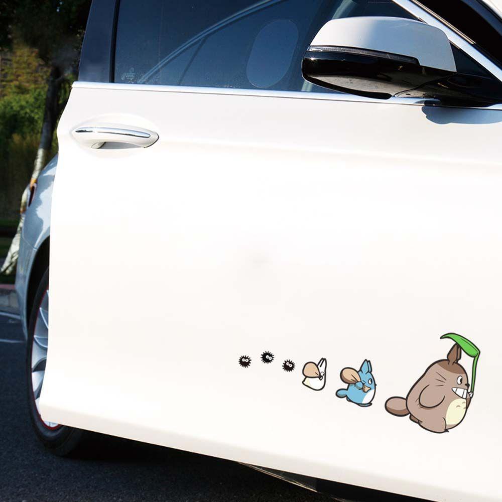 Miếng Dán Trang Trí Cửa Sổ Xe Hơi Chống Thấm Nước Hình Nhân Vật Hoạt Hình Anime QUINTON Tonari no Totoro Vui Nhộn DIY