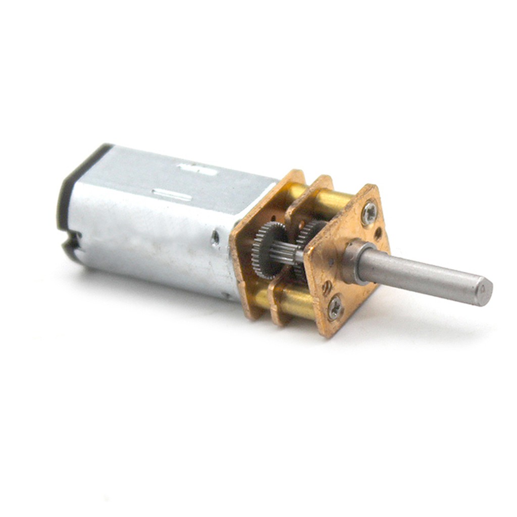 [HCM] Motor giảm tốc N30 vơi vỏ hộp số bằng đồng và bánh răng bằng thép phù hợp để Chế Xe Mô Hình