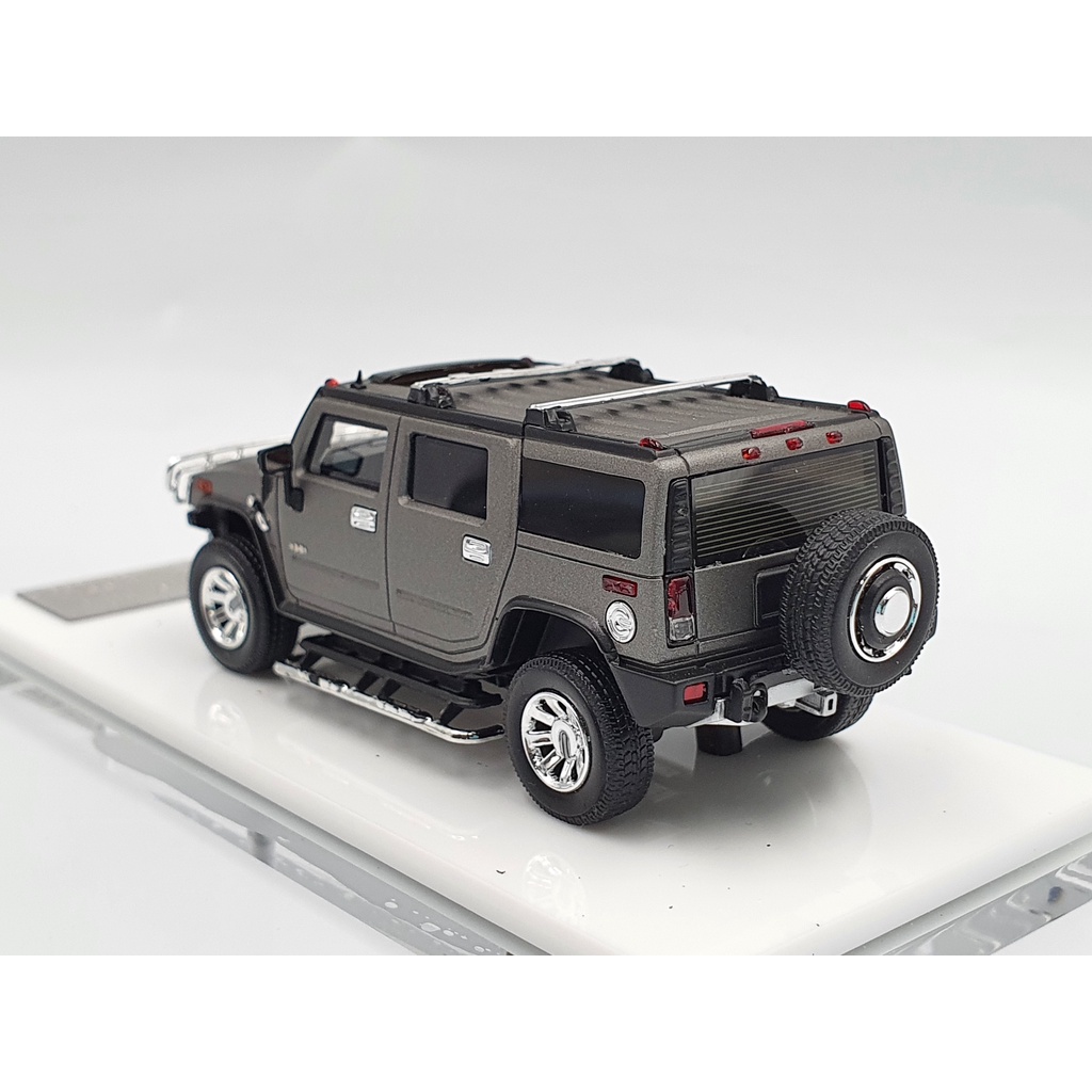 Xe Mô Hình Hummer H2 2008 Tỉ lệ 1:64 Hãng sx Motor Helix ( Xám )