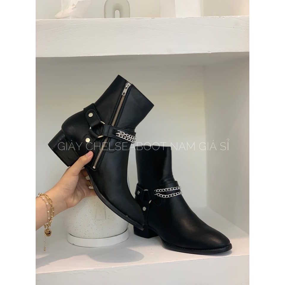 [Mã 2611THTRANG100K hoàn 10% xu đơn 99K] [ Cao cấp ] Harness Boots đế phíp gỗ | BigBuy360 - bigbuy360.vn