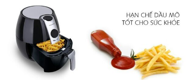 Nồi chiên không dầu Lock&Lock ECF-302R 3.2L 1400W