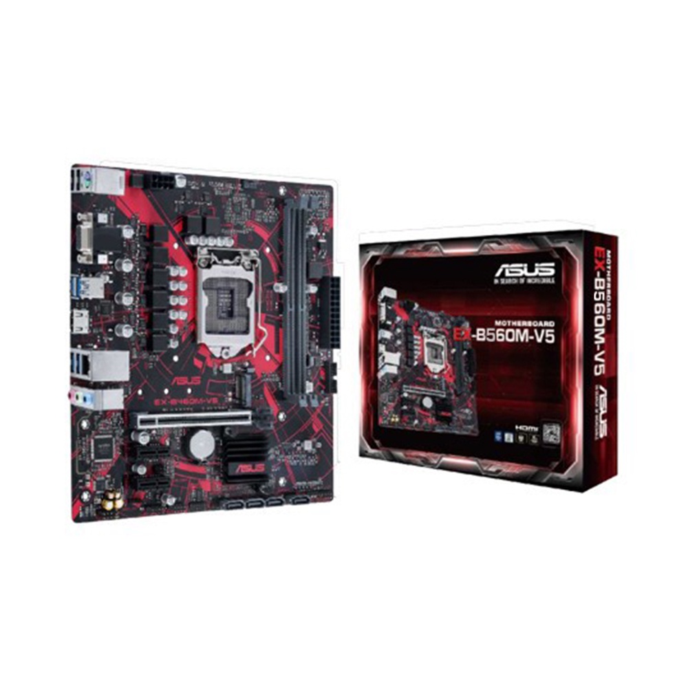 Mainboard Asus B560M-V5 (Intel B560, Socket 1200, m-ATX, 2 khe Ram DDR4)